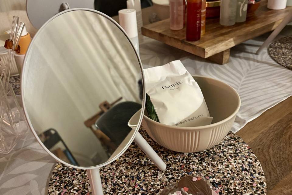 At home event set up