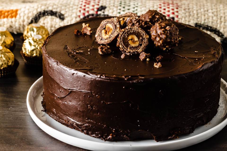 Ferrero Rocher cake