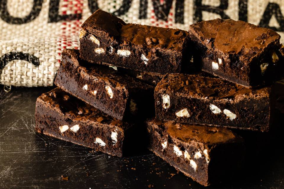 Double chocolate brownies