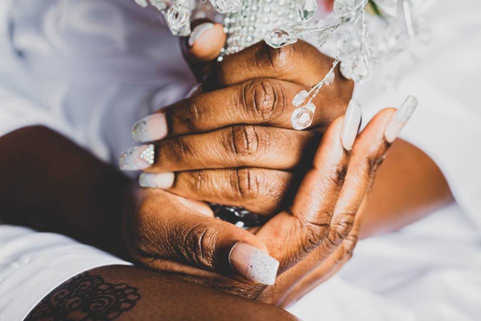 Bouquet in hands