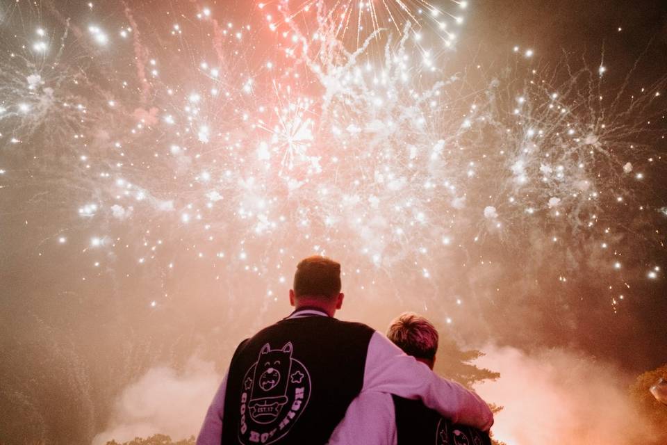 Wedding fireworks