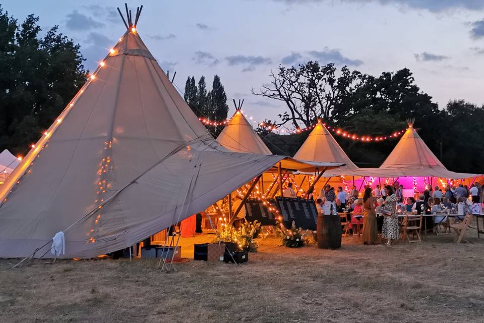 Stunning Tipi - Hazel & Colin