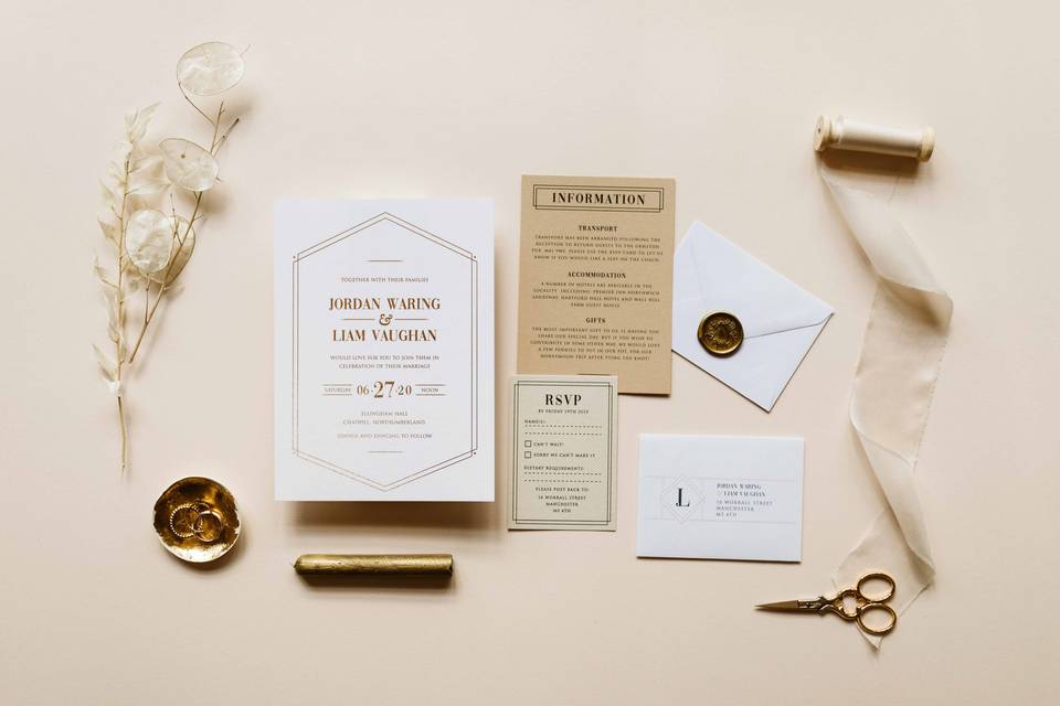 Beautiful and bespoke invitations