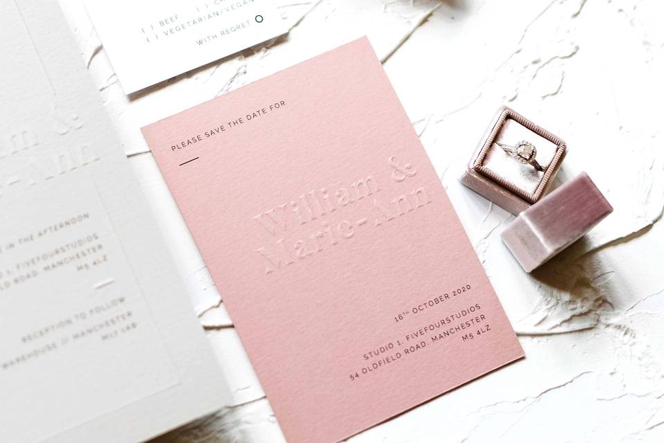 Wedding stationery