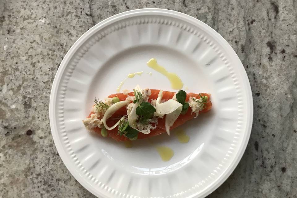 Salmon starter