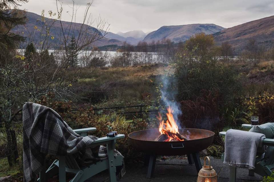 Firepit in the Gardens