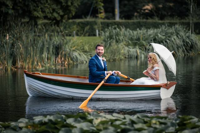 The Moat House on a boat