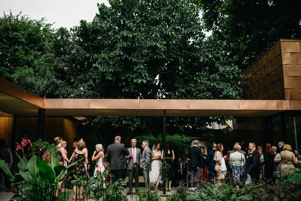 Summer wedding in the Dan Pearson garden