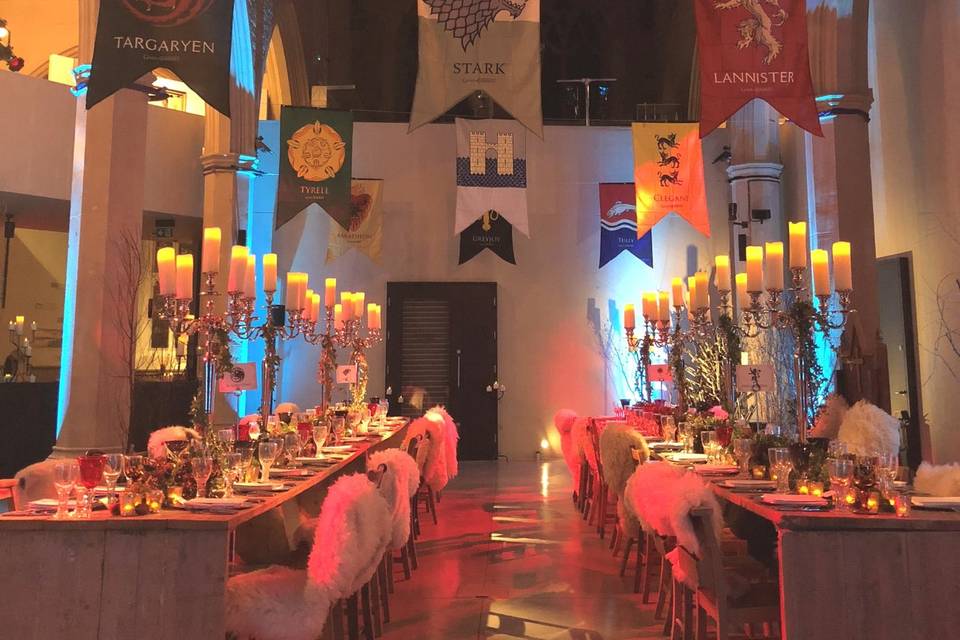 Game of Thrones theme party in the Nave