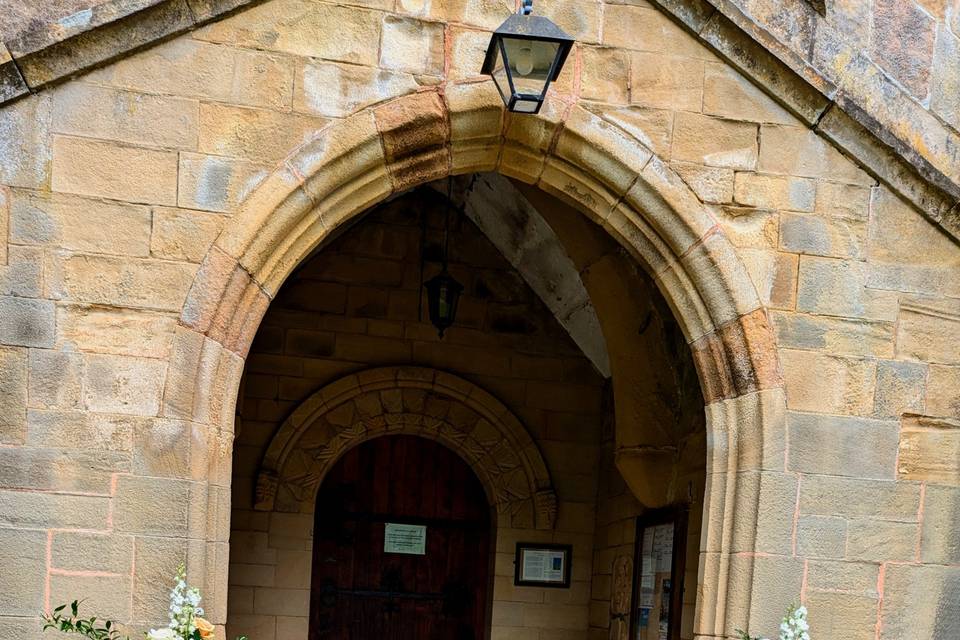 Milk urns for Church entrance