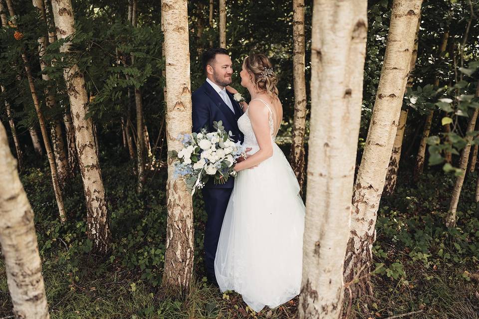 Powder blue bouquet