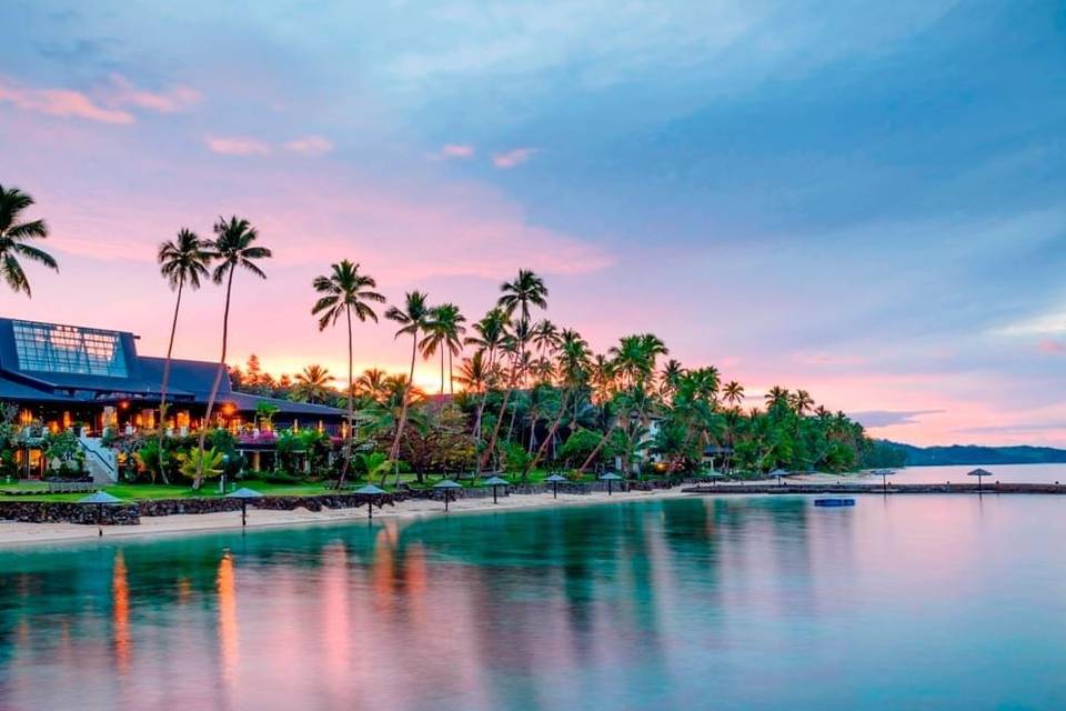 Fiji beachfront