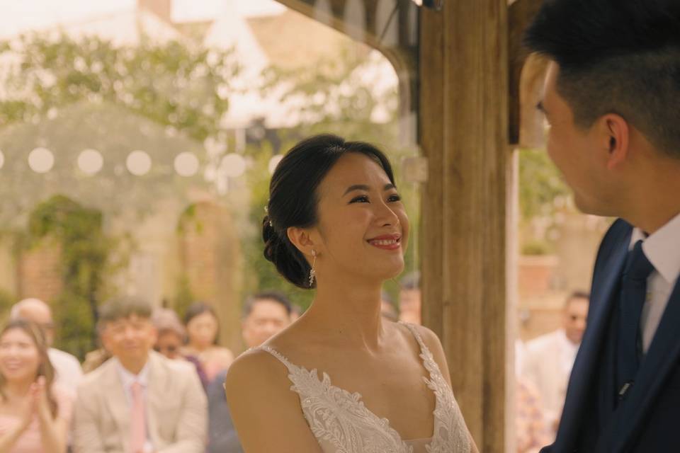 The look after the first kiss