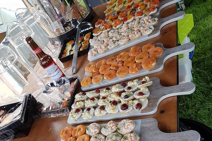 Canapes and buffets