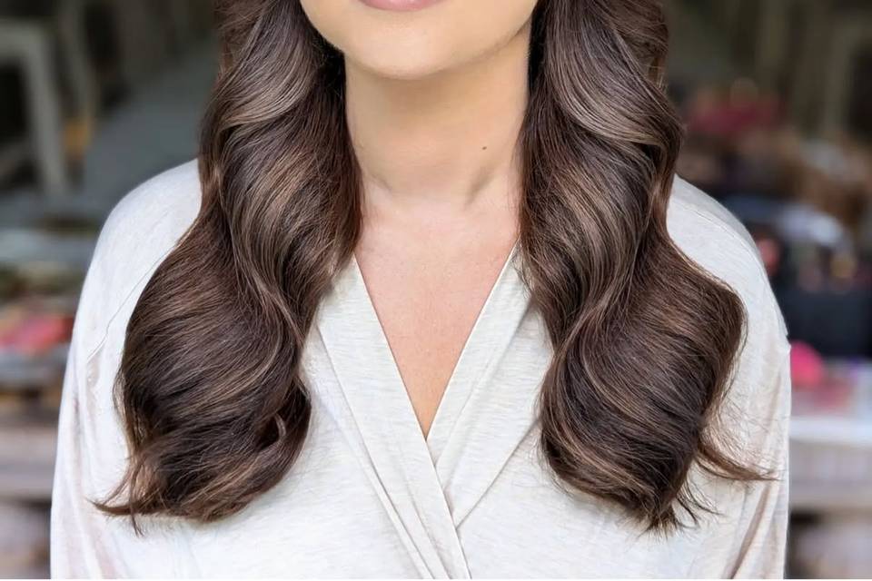 Light Glam Hair and Makeup