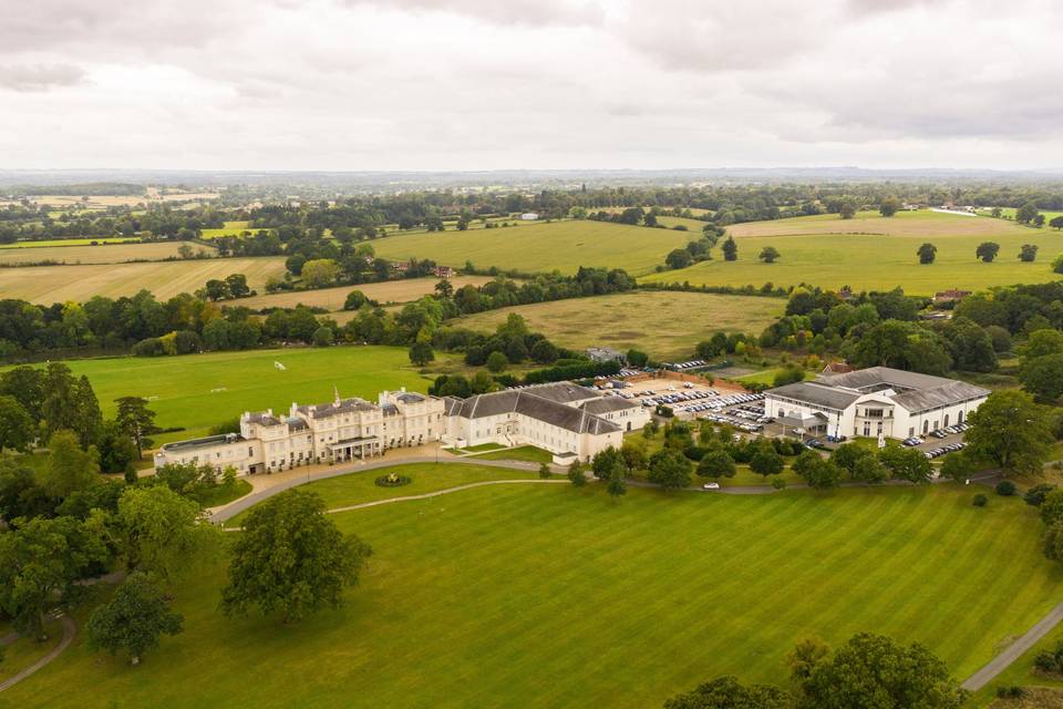 Ariel view of estate