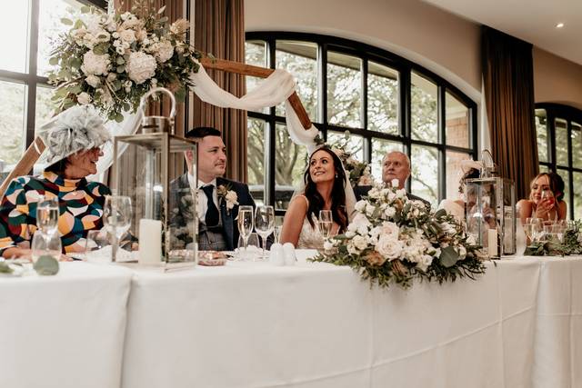 Wedding breakfast arrangements