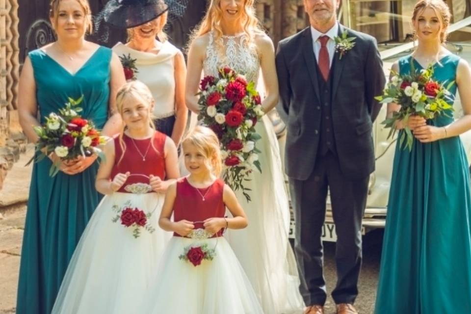 Red rose wedding