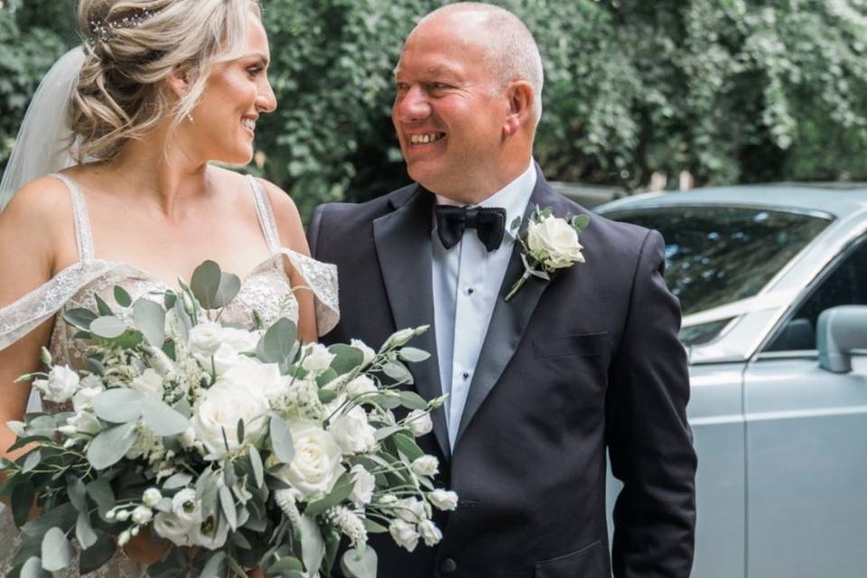 Sage green and white wedding b