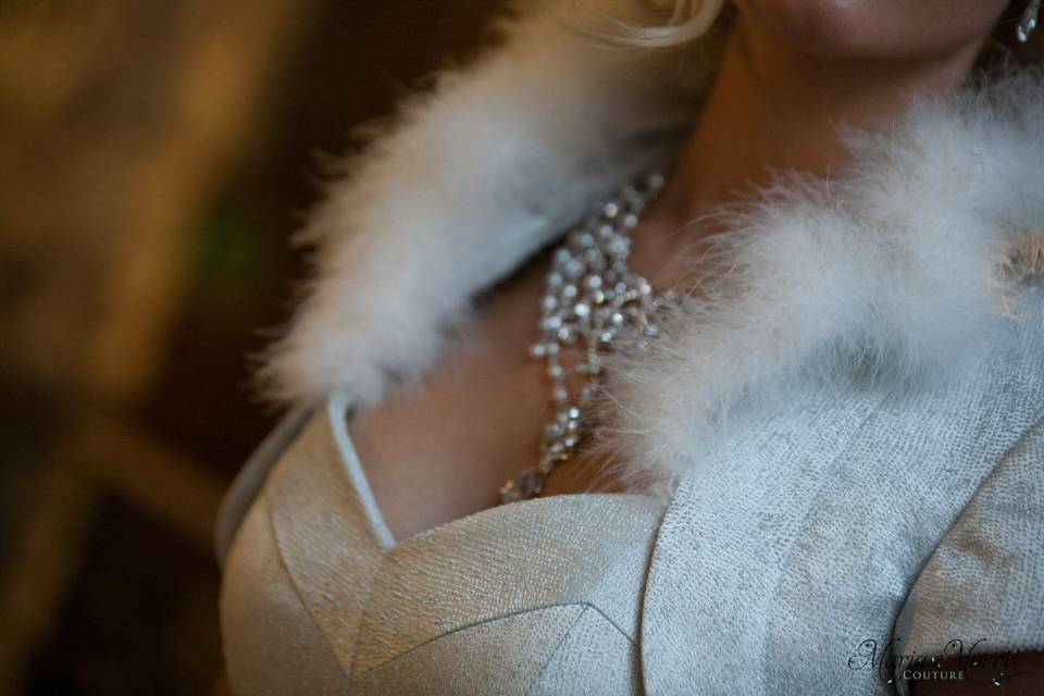 Sophia bridal gown detail