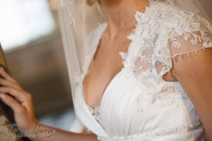 Estelle bridal gown detail