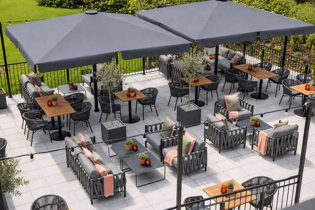 Terrace in daylight
