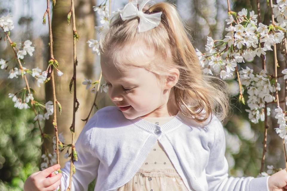 Candid moments outside