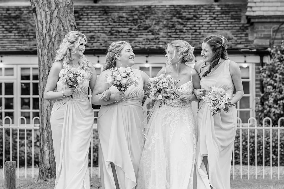 Bridesmaids in the New Forest