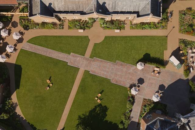 Aerial of Duke's Yard