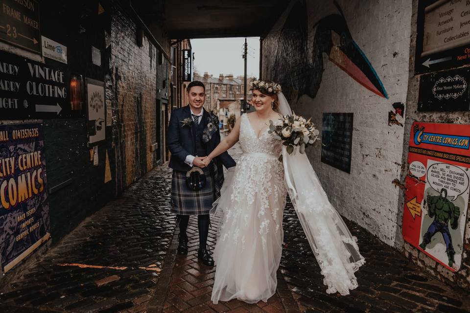 The Bothy Glasgow Wedding