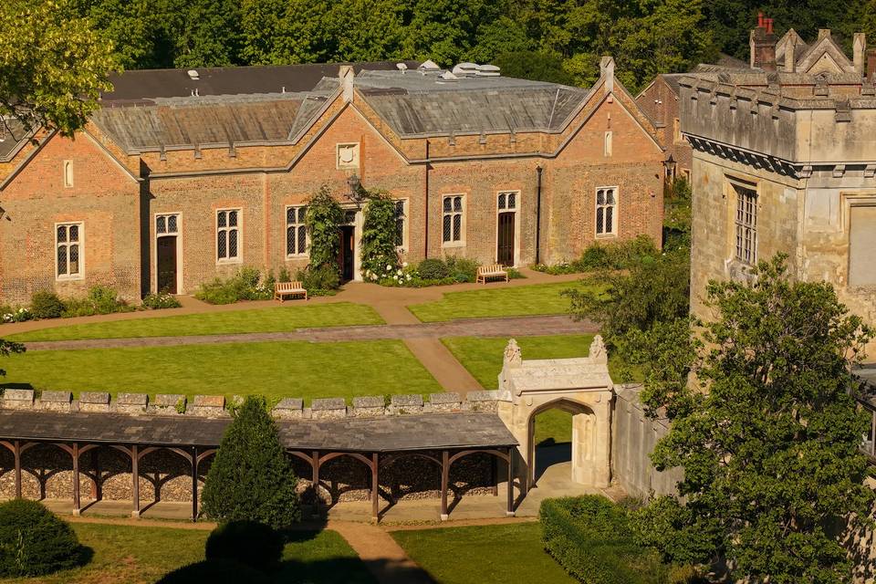 Aerial of Duke's Yard