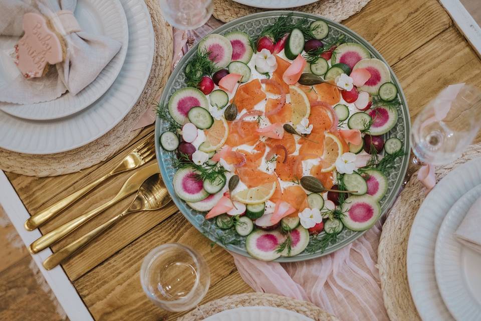 Smoked Salmon Sharing Plate