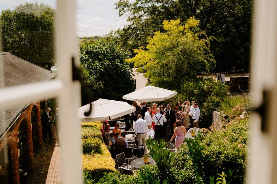 The courtyard