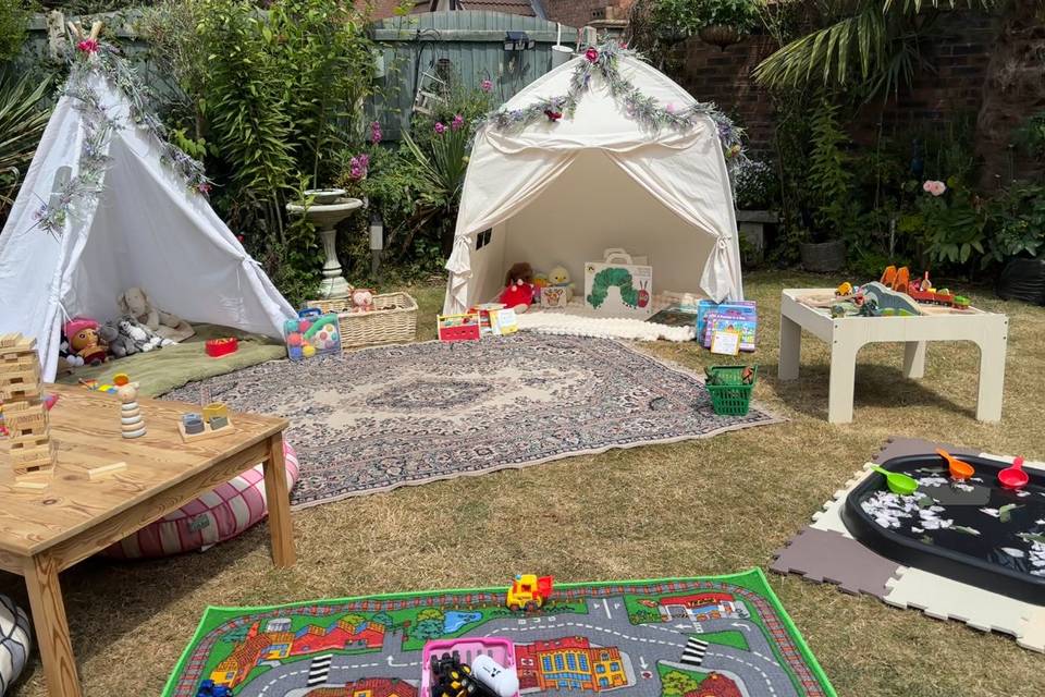 Outdoor set up