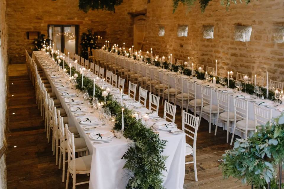 Banqueting in Tithe Barn