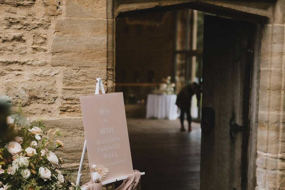 Tithe Barn access from lawns