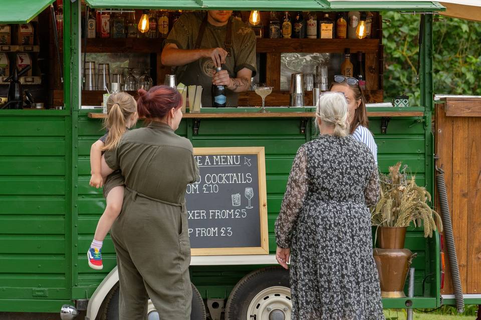 Rustic Wedding bar hire leeds