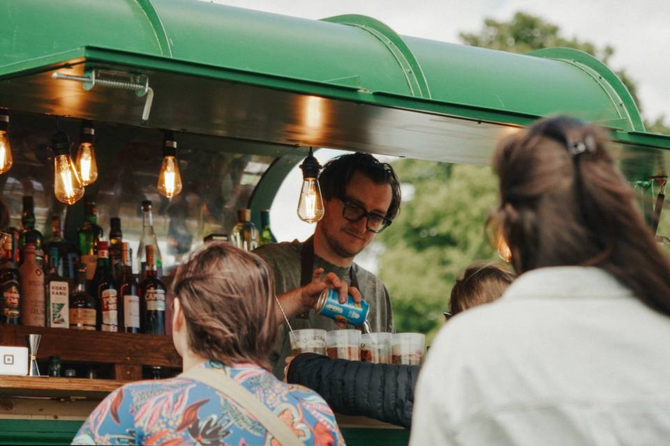 Festival bar trailer hire