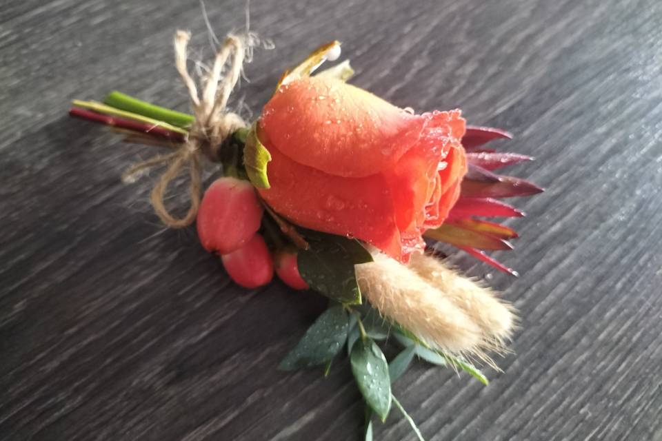 Autumn buttonhole