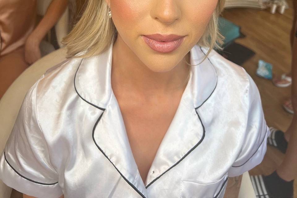 Full glam bridal makeup