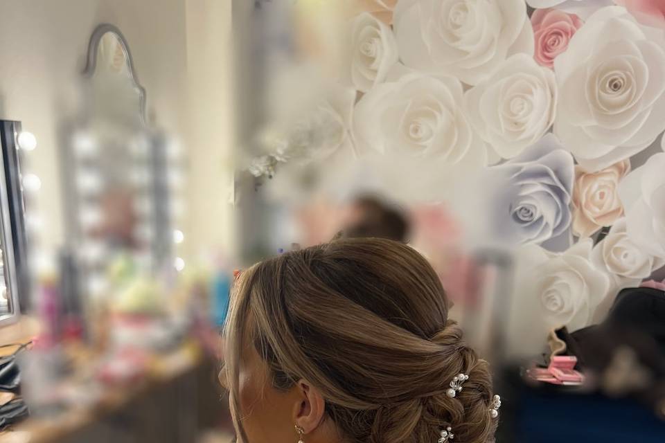 Bridal hair