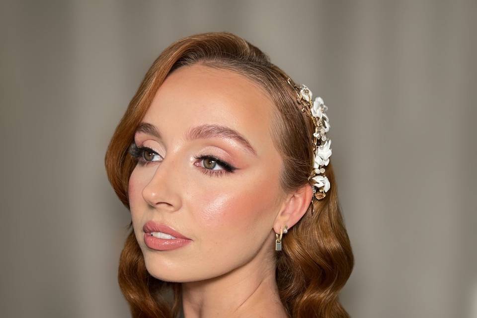 Soft glam bridal