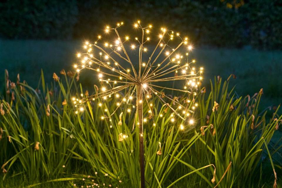 Dandelion solar stake lights