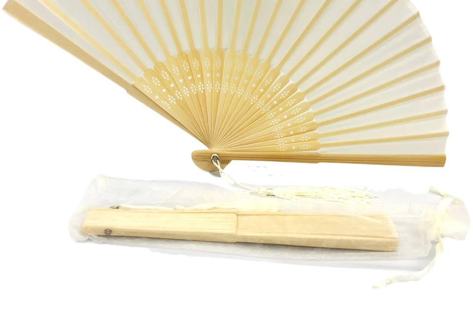 Ivory Silk Fan