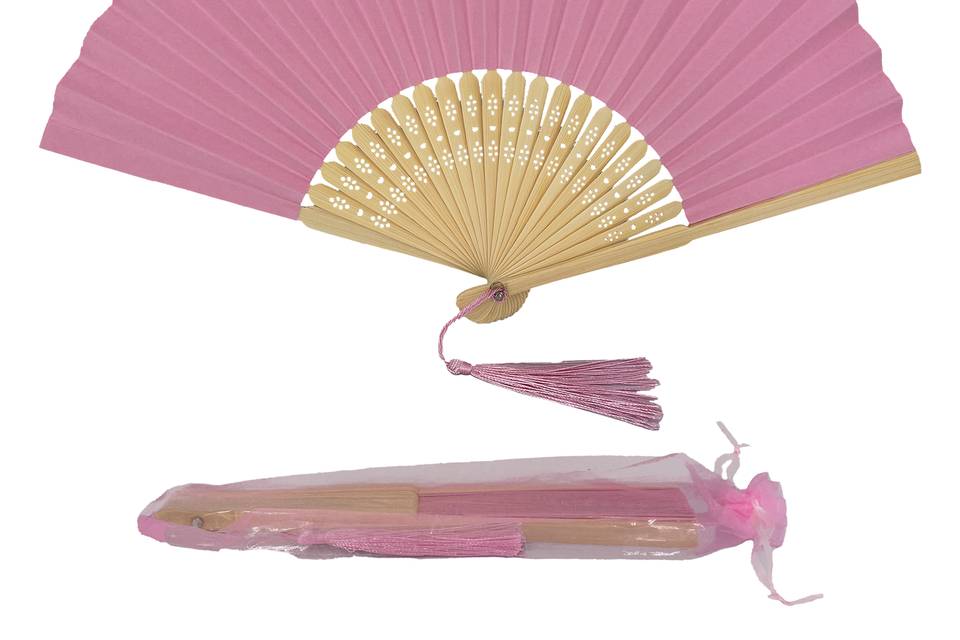 Soft Pink Paper Fan