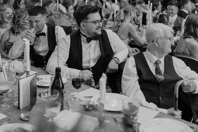 Listening to the speeches