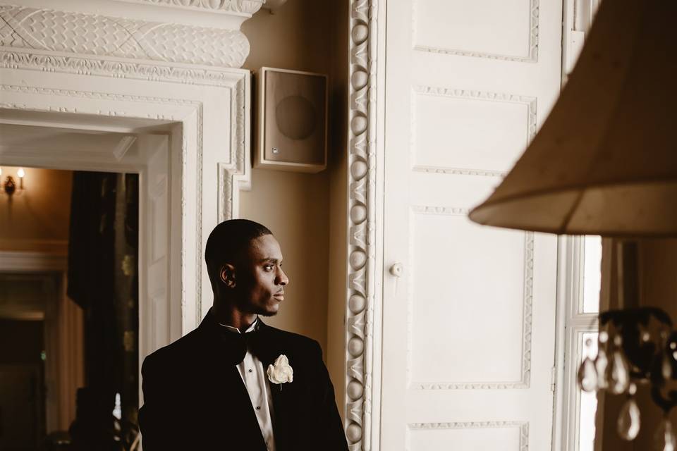 Groom portrait