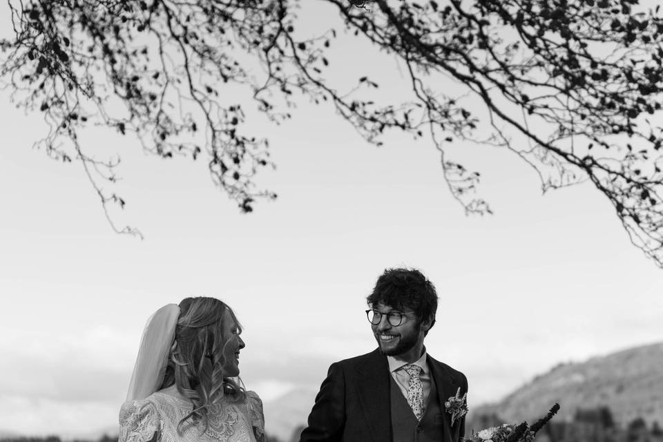 Outdoor wedding scotland