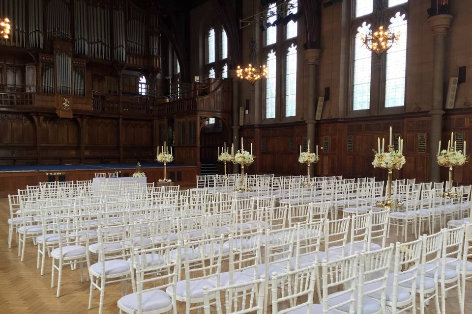 Whitworth Hall Ceremony