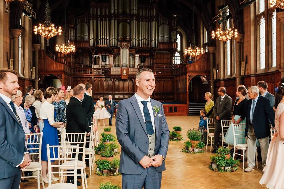 Weddings at The University of Manchester - Whitworth Hall